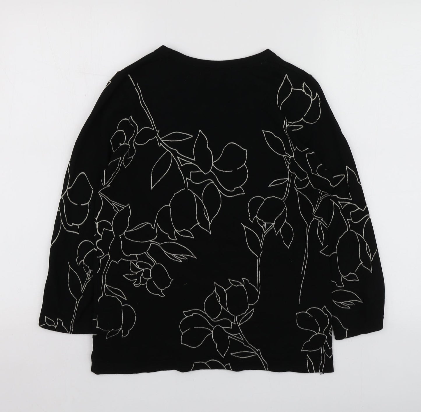 Womens UK Size 10 NEXT Black Pullover Jumper