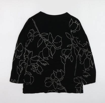 Womens UK Size 10 NEXT Black Pullover Jumper