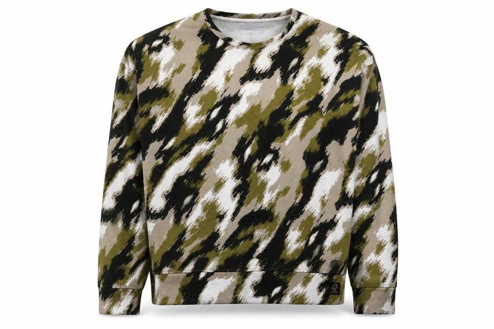 Mens UK Size S Topman Brown Pullover Sweatshirt