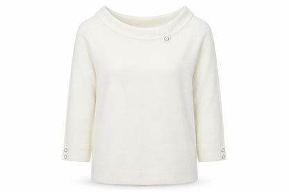 Womens UK Size 12 BHS Ivory Pullover Jumper