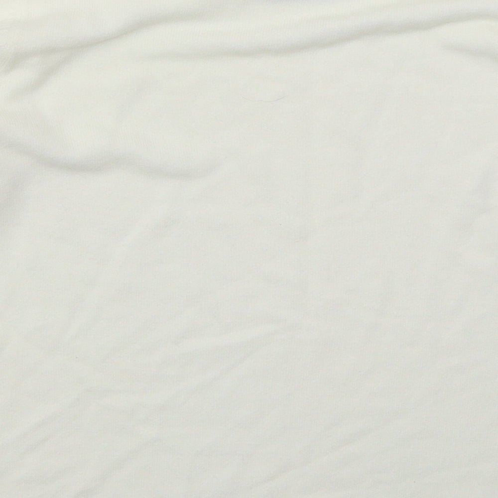 BHS Womens Ivory Boat Neck  Acrylic Pullover Jumper Size 12