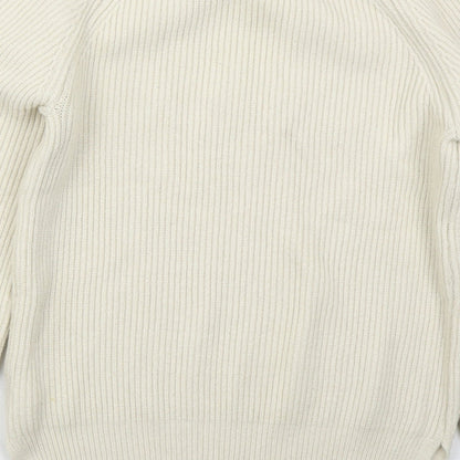 Womens UK Size XS NEXT Beige Pullover Jumper