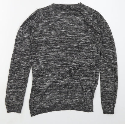 Womens UK Size XS VERO MODA Grey Pullover Jumper