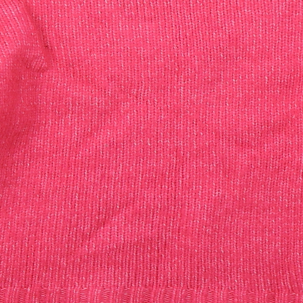 Womens UK Size S Marks and Spencer Pink Pullover Jumper