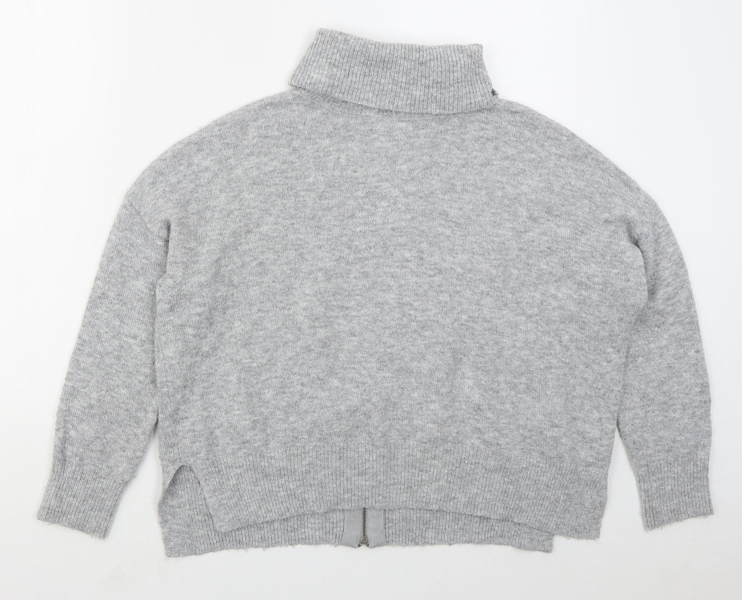Womens UK Size 6 Topshop Grey Pullover Jumper