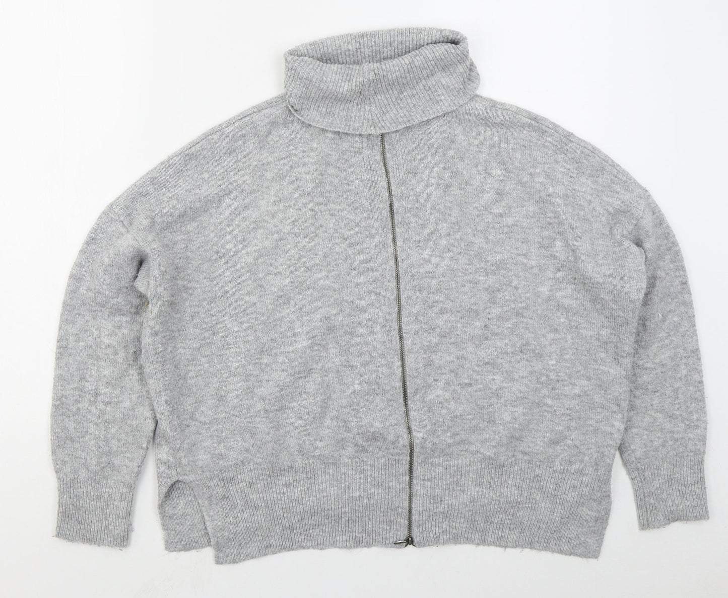 Womens UK Size 6 Topshop Grey Pullover Jumper