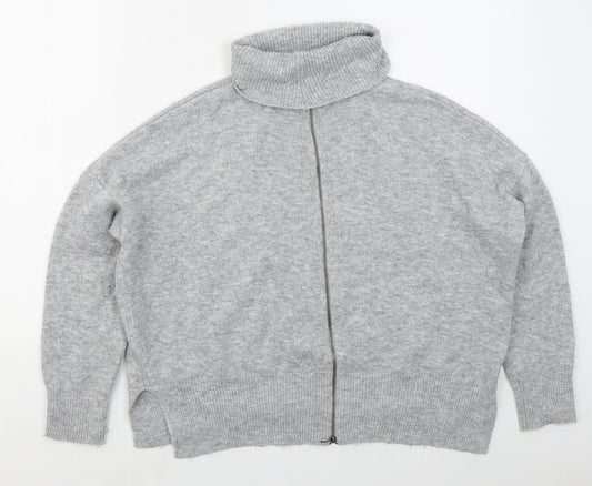 Womens UK Size 6 Topshop Grey Pullover Jumper