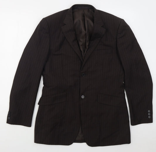 Mens UK Size 38 Burton Regular Brown Suit Jacket
