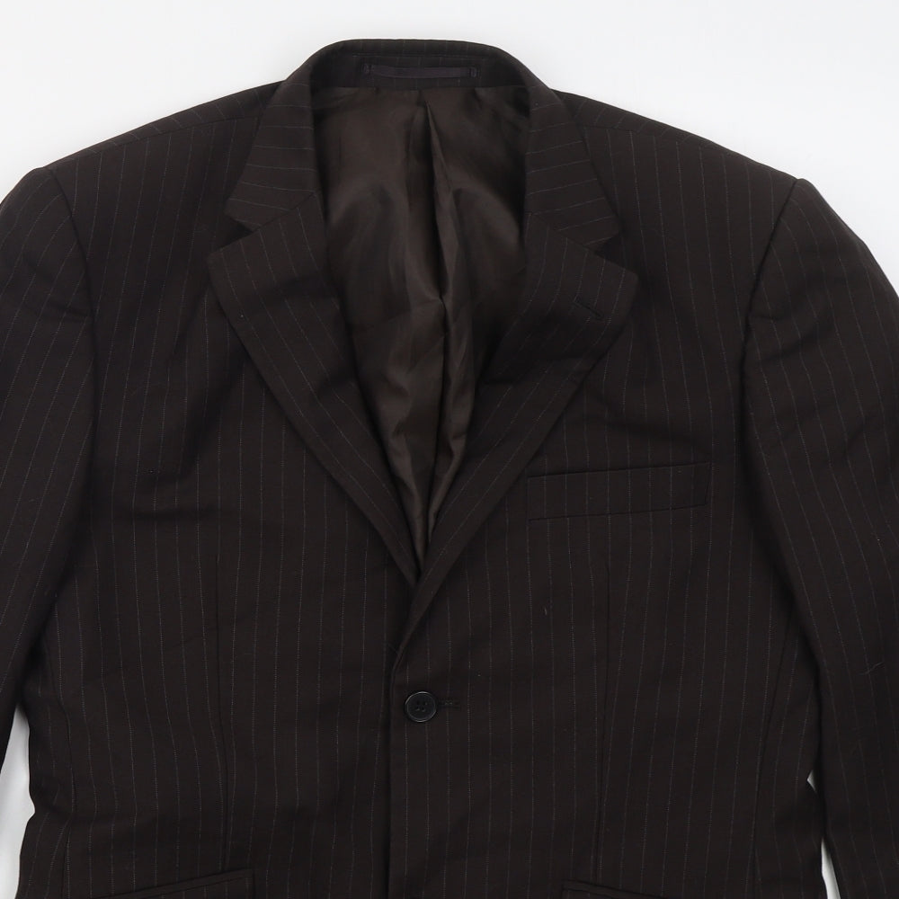Mens UK Size 38 Burton Regular Brown Suit Jacket