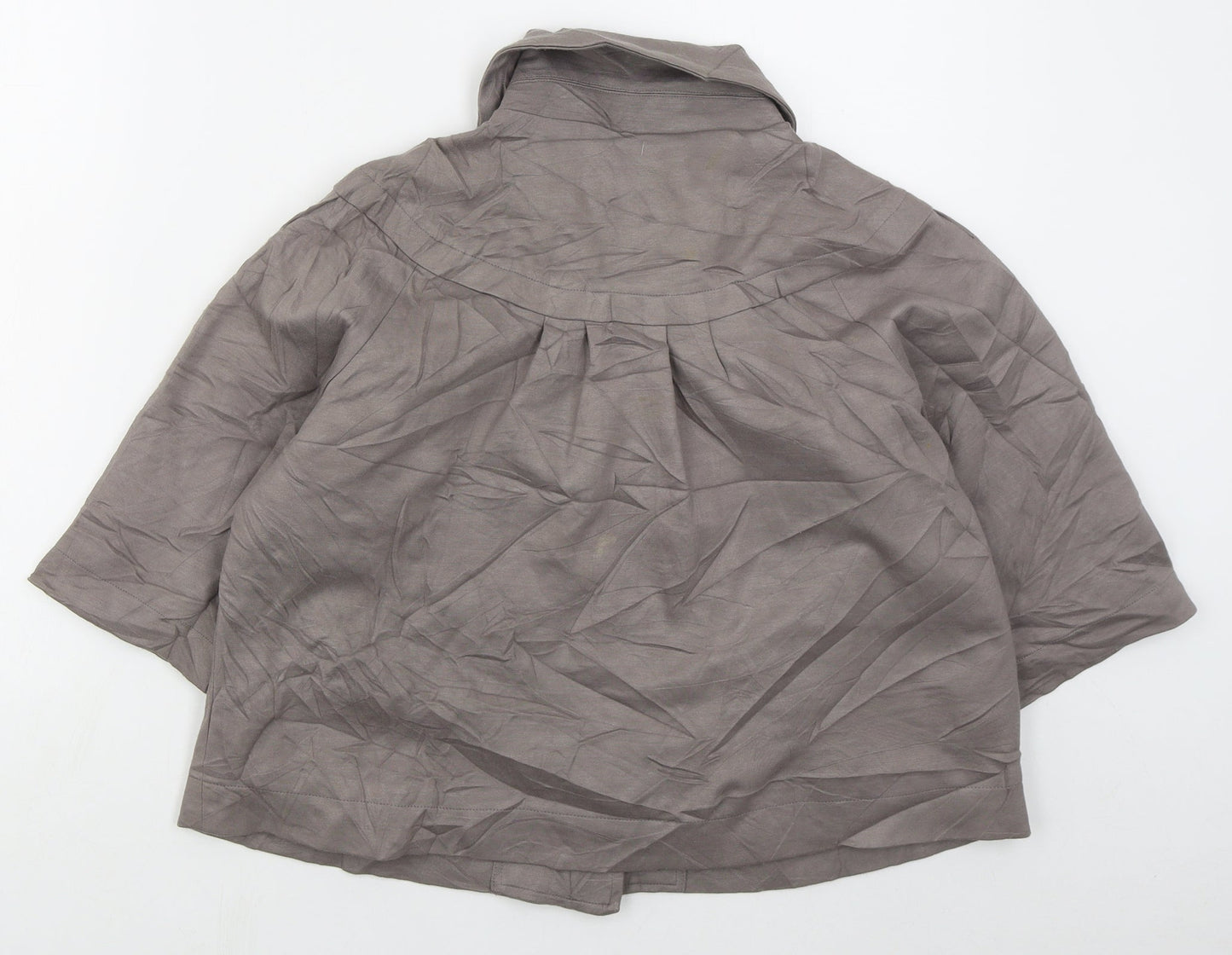 Betty Jackson Womens Grey   Jacket  Size 12  Button