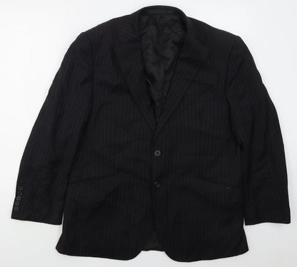 Mens UK Size 42 Marks and Spencer Regular Black Suit Jacket