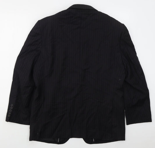 Mens UK Size 42 Marks and Spencer Regular Black Suit Jacket