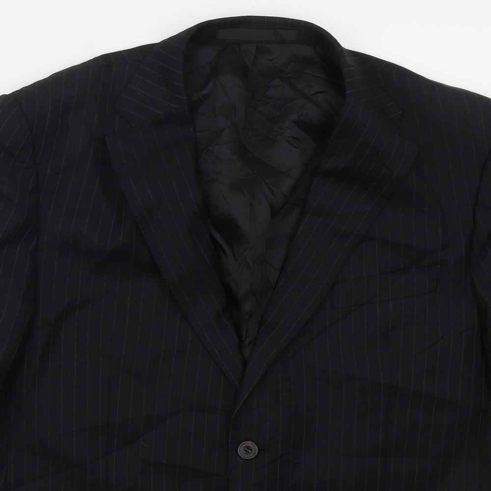 Mens UK Size 42 Marks and Spencer Regular Black Suit Jacket