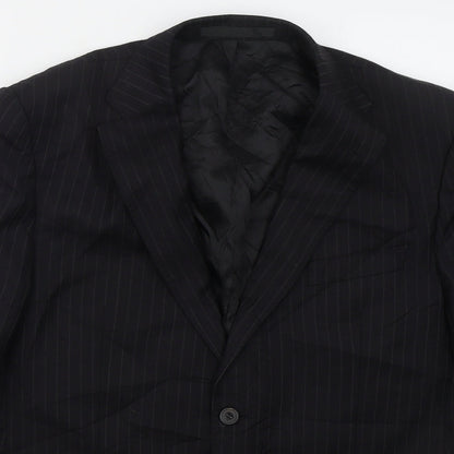 Mens UK Size 42 Marks and Spencer Regular Black Suit Jacket