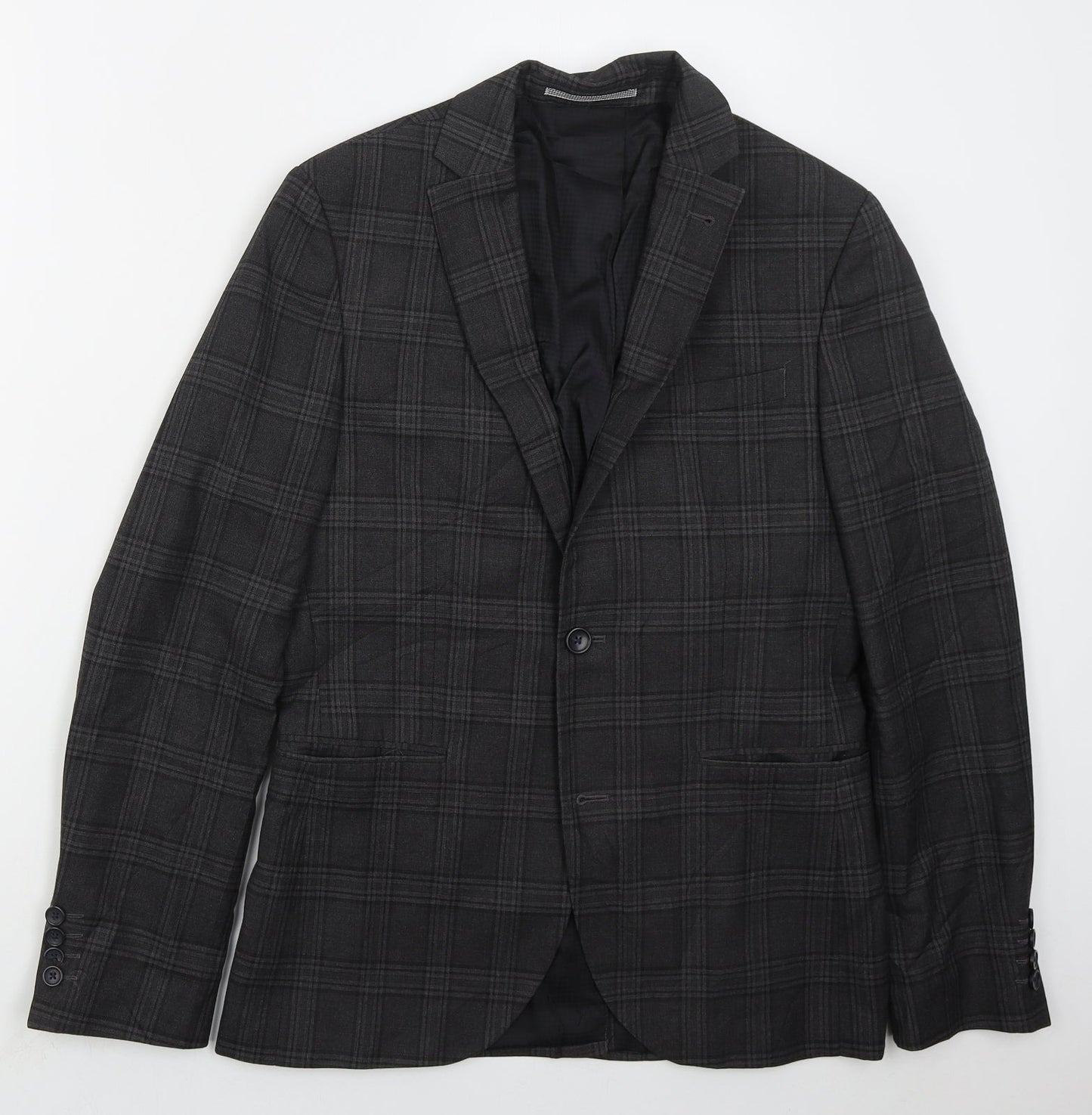 Mens UK Size 38 NEXT Regular Grey Suit Jacket