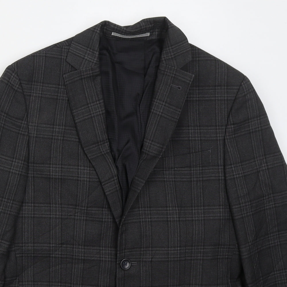 Mens UK Size 38 NEXT Regular Grey Suit Jacket
