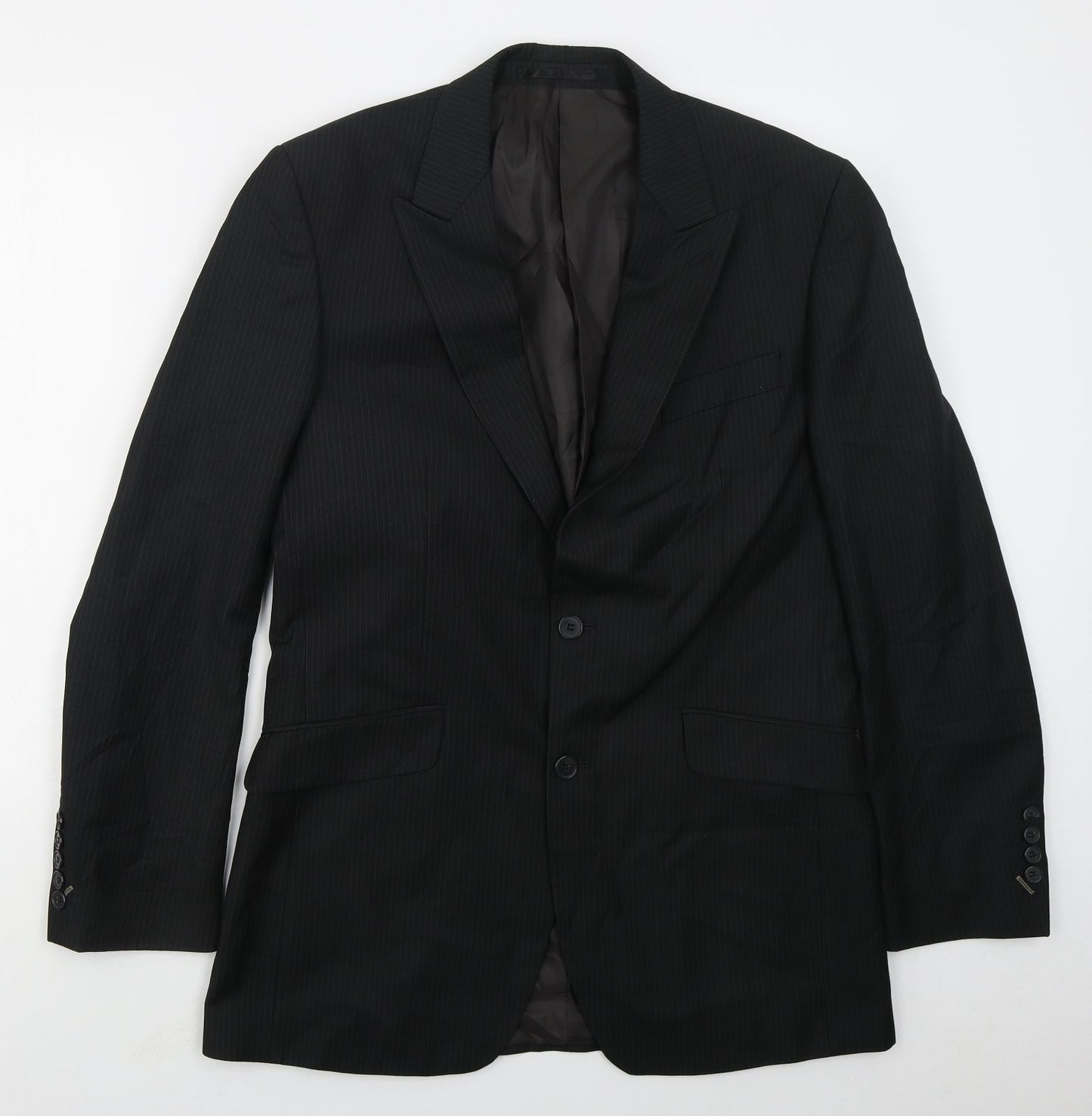 Mens UK Size 40 New Look Regular Black Suit Jacket