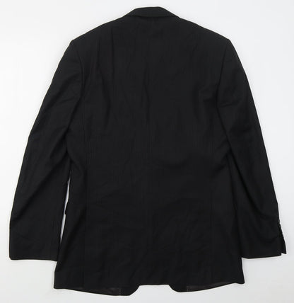 Mens UK Size 40 New Look Regular Black Suit Jacket