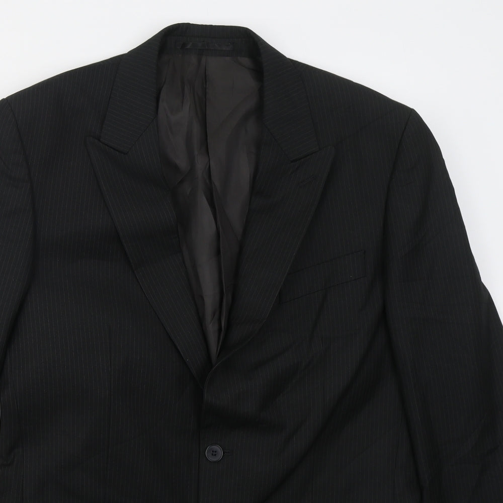 Mens UK Size 40 New Look Regular Black Suit Jacket
