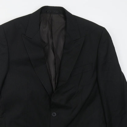 Mens UK Size 40 New Look Regular Black Suit Jacket