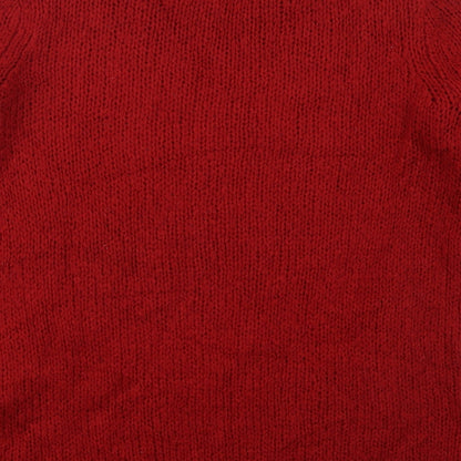 Womens UK Size 10 NEXT Red Pullover Jumper