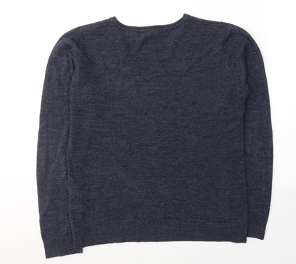 Womens UK Size 12 Atmosphere Blue Pullover Jumper