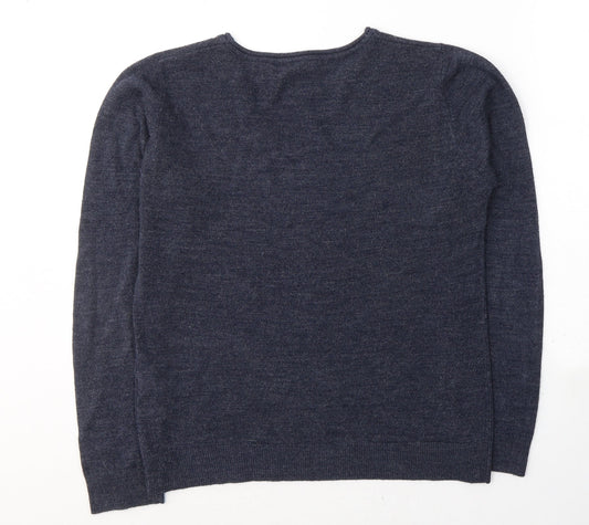 Womens UK Size 12 Atmosphere Blue Pullover Jumper