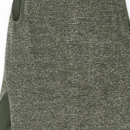 Womens UK Size XS Oasis Green Tunic Blouse