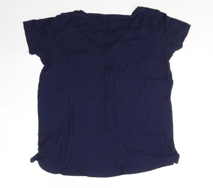 Womens UK Size 6 NEXT Blue Basic T-Shirt