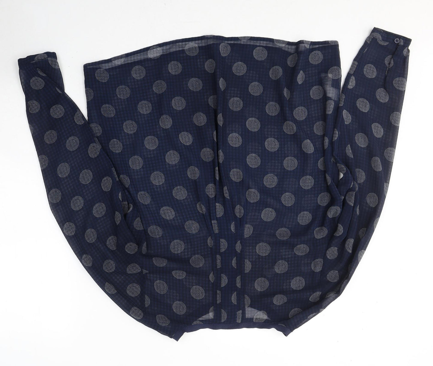 Womens UK Size 10 NEXT Blue Basic Blouse