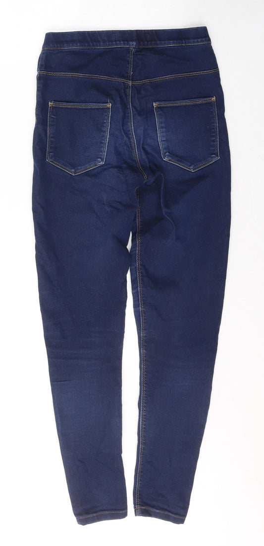 Dunnes Stores Womens Blue  Cotton Jegging Jeans Size 8 L27 in Regular