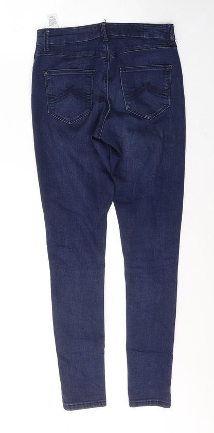 Womens UK Size 8 Marks and Spencer Regular Fit Jegging Blue Jeans