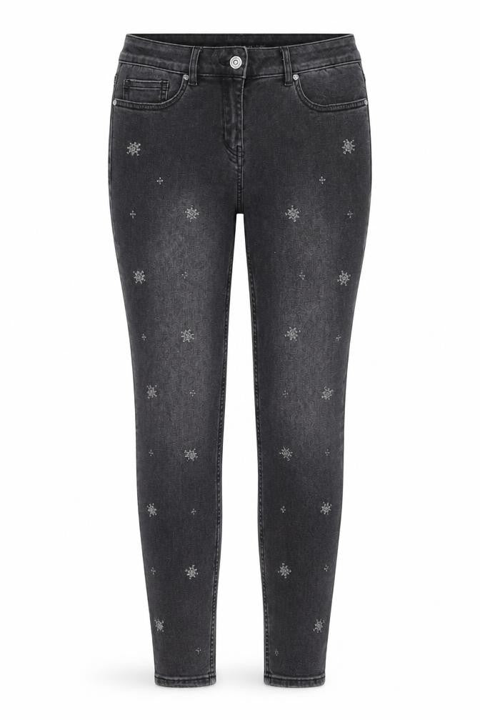 Womens UK Size 8 NEXT Regular Fit Skinny Black Jeans