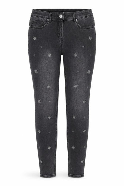 Womens UK Size 8 NEXT Regular Fit Skinny Black Jeans