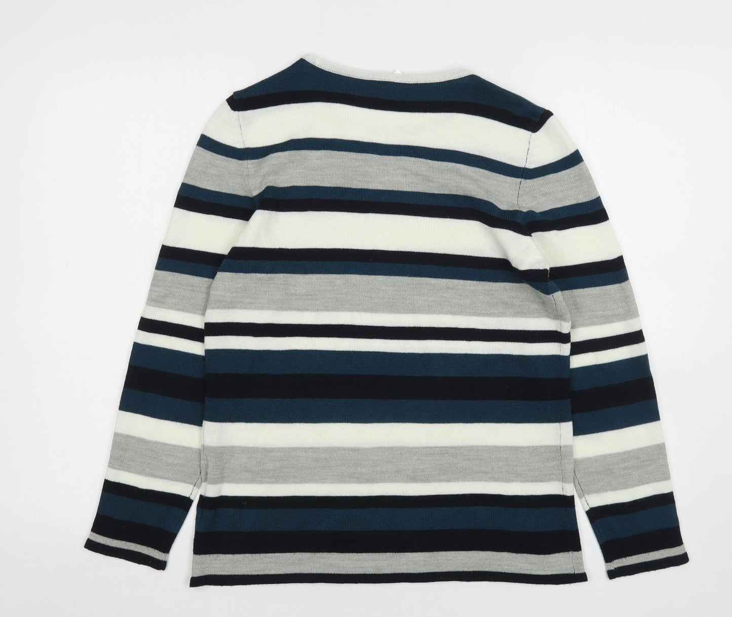 Womens UK Size 12 Preworn Multicoloured Pullover Jumper