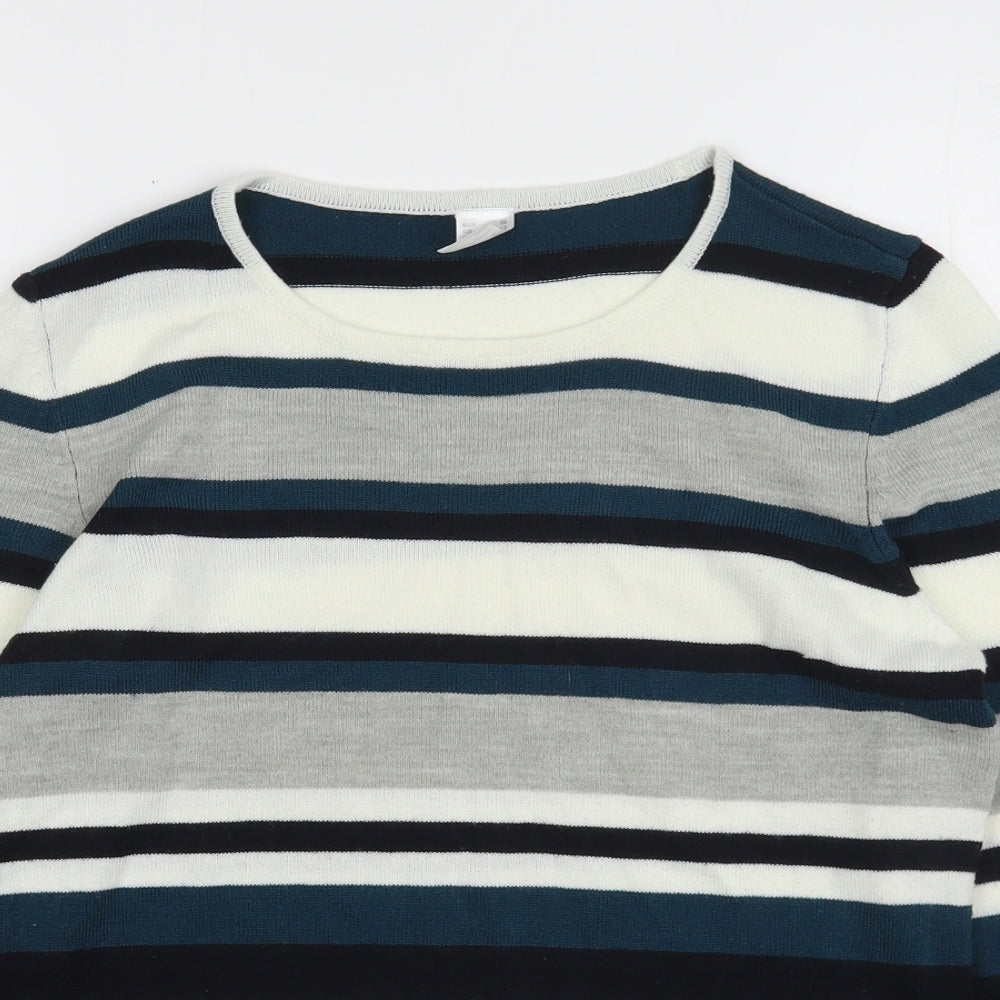Womens UK Size 12 Preworn Multicoloured Pullover Jumper