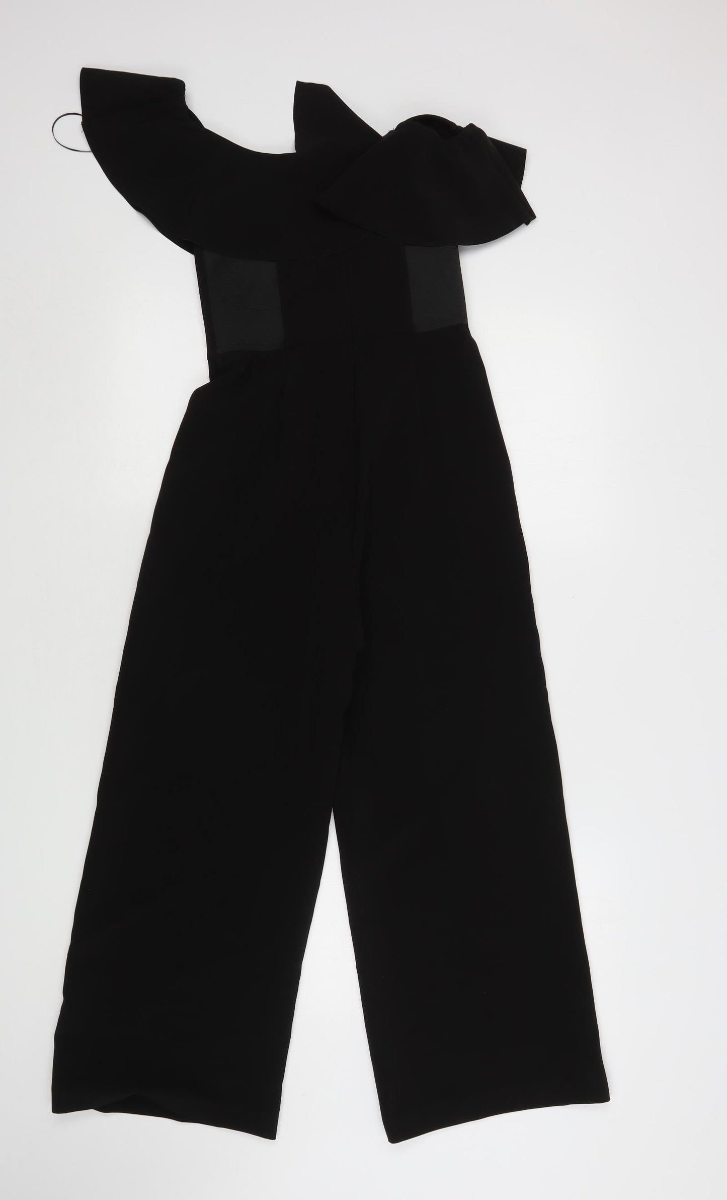 H&M Womens Black  Polyester Jumpsuit One-Piece Size 4 L24 in