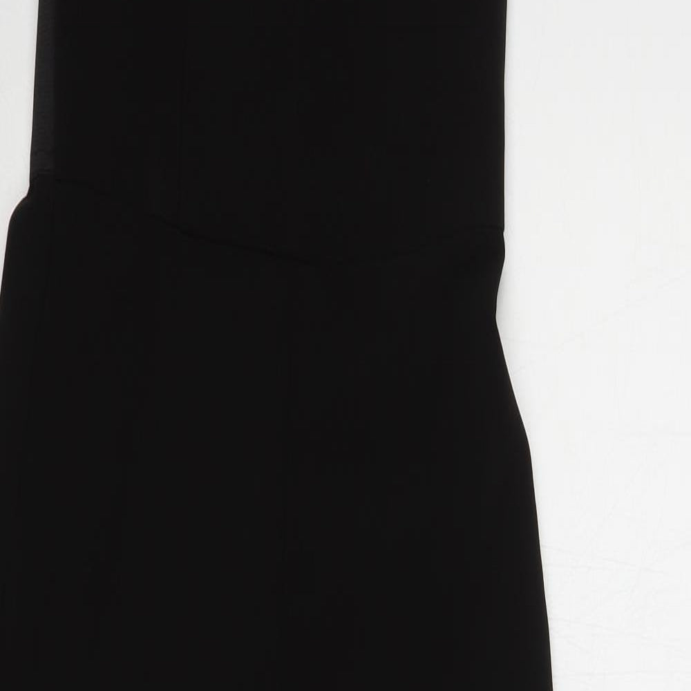 H&M Womens Black  Polyester Jumpsuit One-Piece Size 4 L24 in