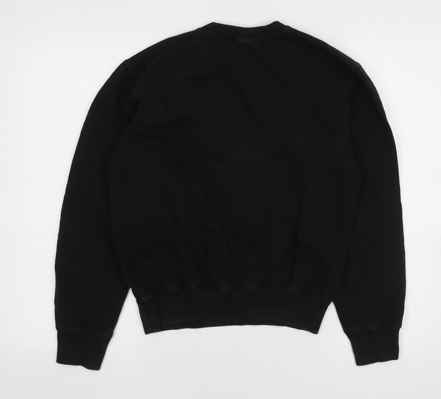 Famona Womens Black  Cotton Pullover Sweatshirt Size XS   - Queen