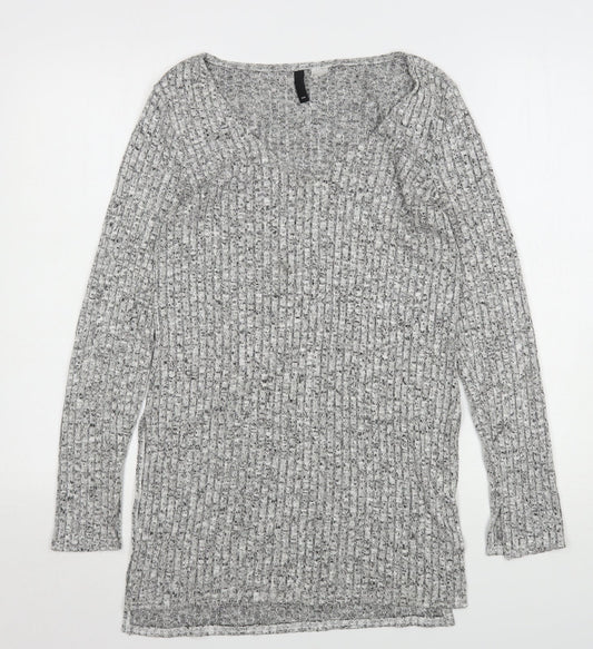 Womens UK Size S H&M Grey Pullover Jumper