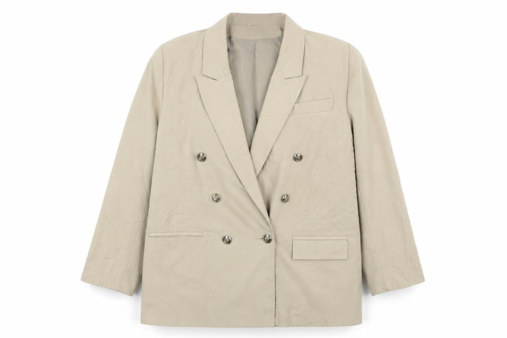 Womens UK Size 14 Klass Regular Beige Suit Jacket