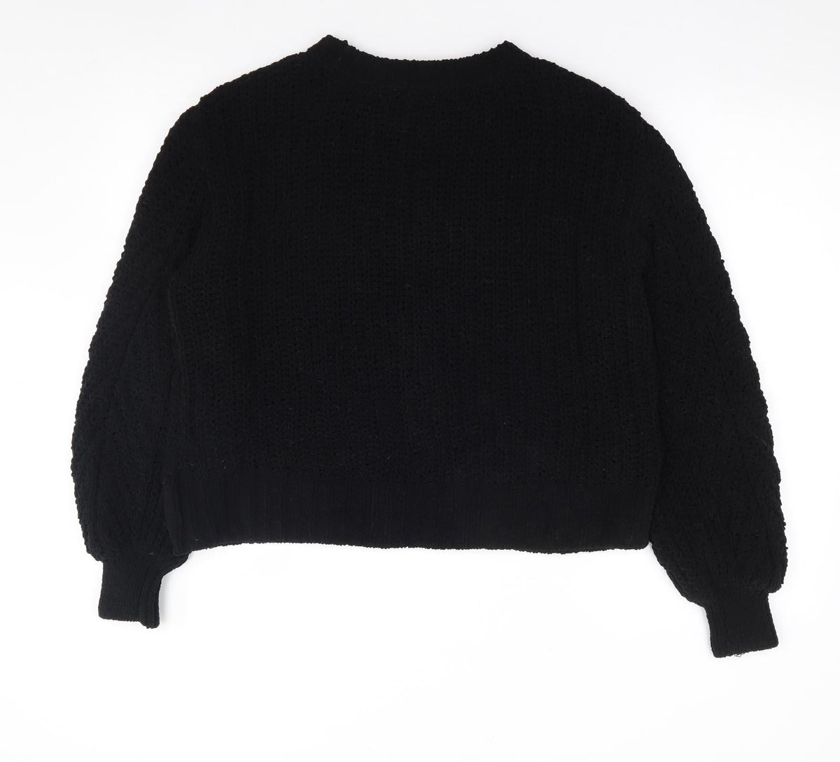Womens UK Size S H&M Black Pullover Jumper