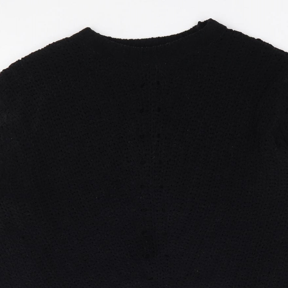 Womens UK Size S H&M Black Pullover Jumper
