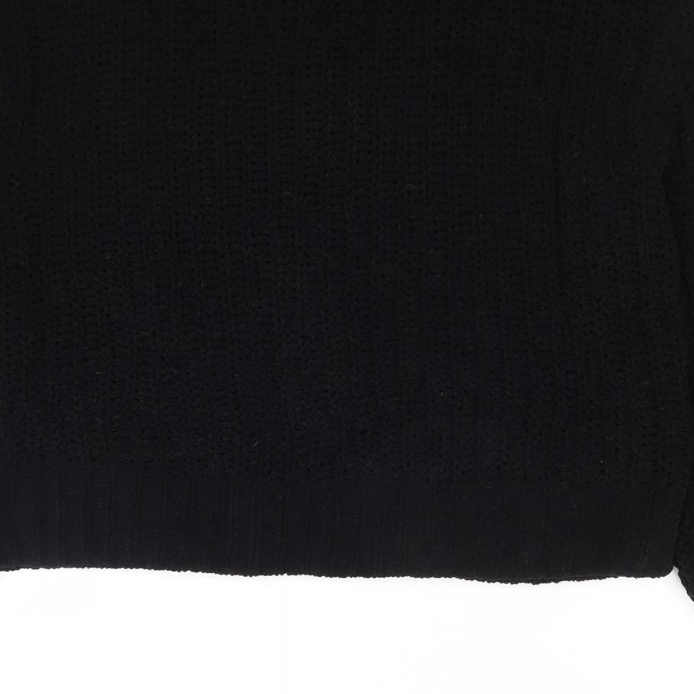 Womens UK Size S H&M Black Pullover Jumper