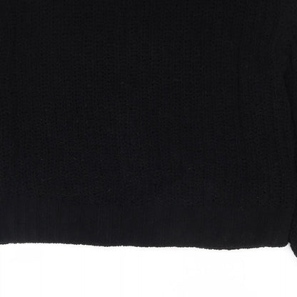 Womens UK Size S H&M Black Pullover Jumper