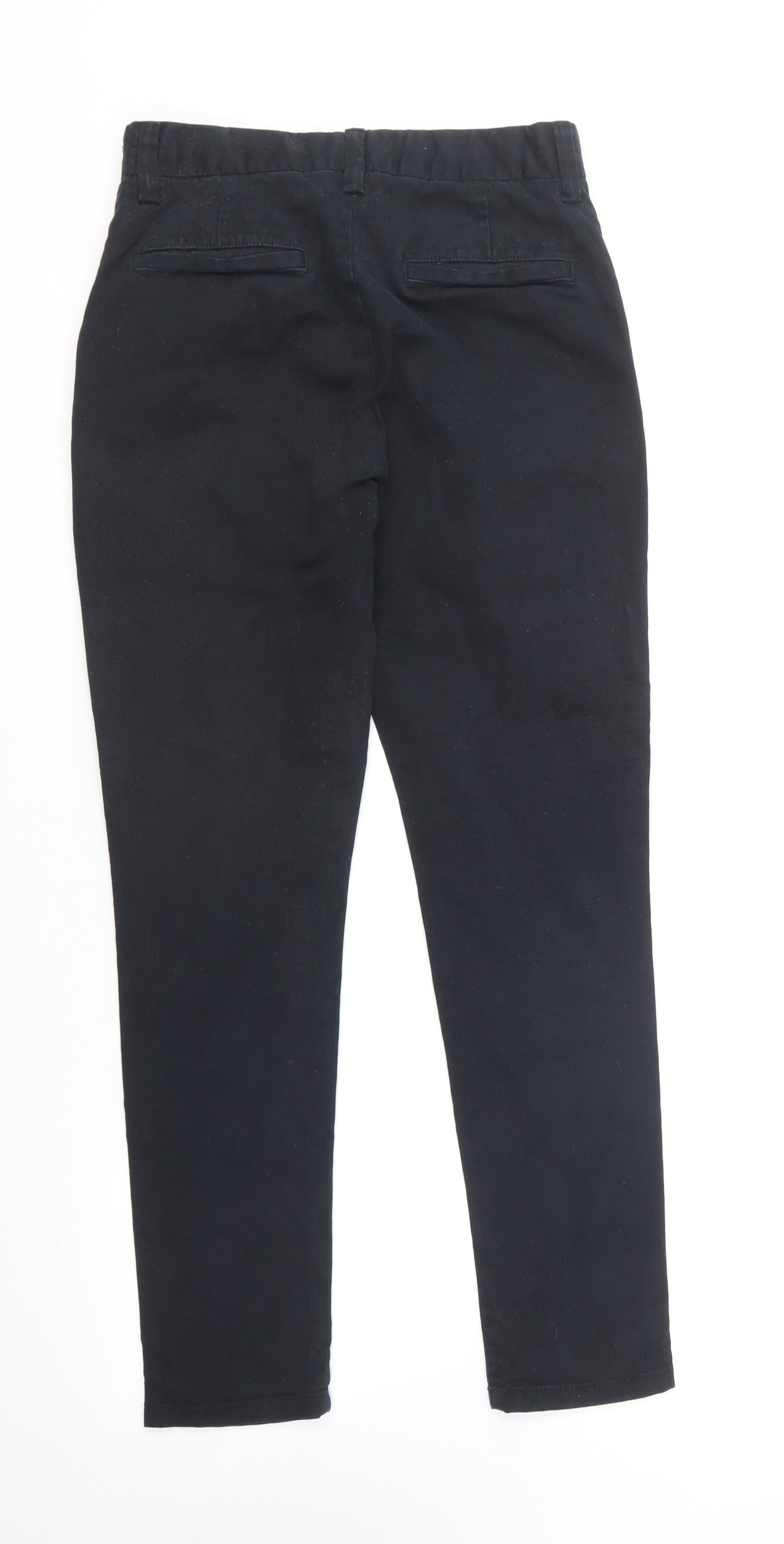 NEXT Girls Blue  Cotton Chino Trousers Size 12 Years  Regular