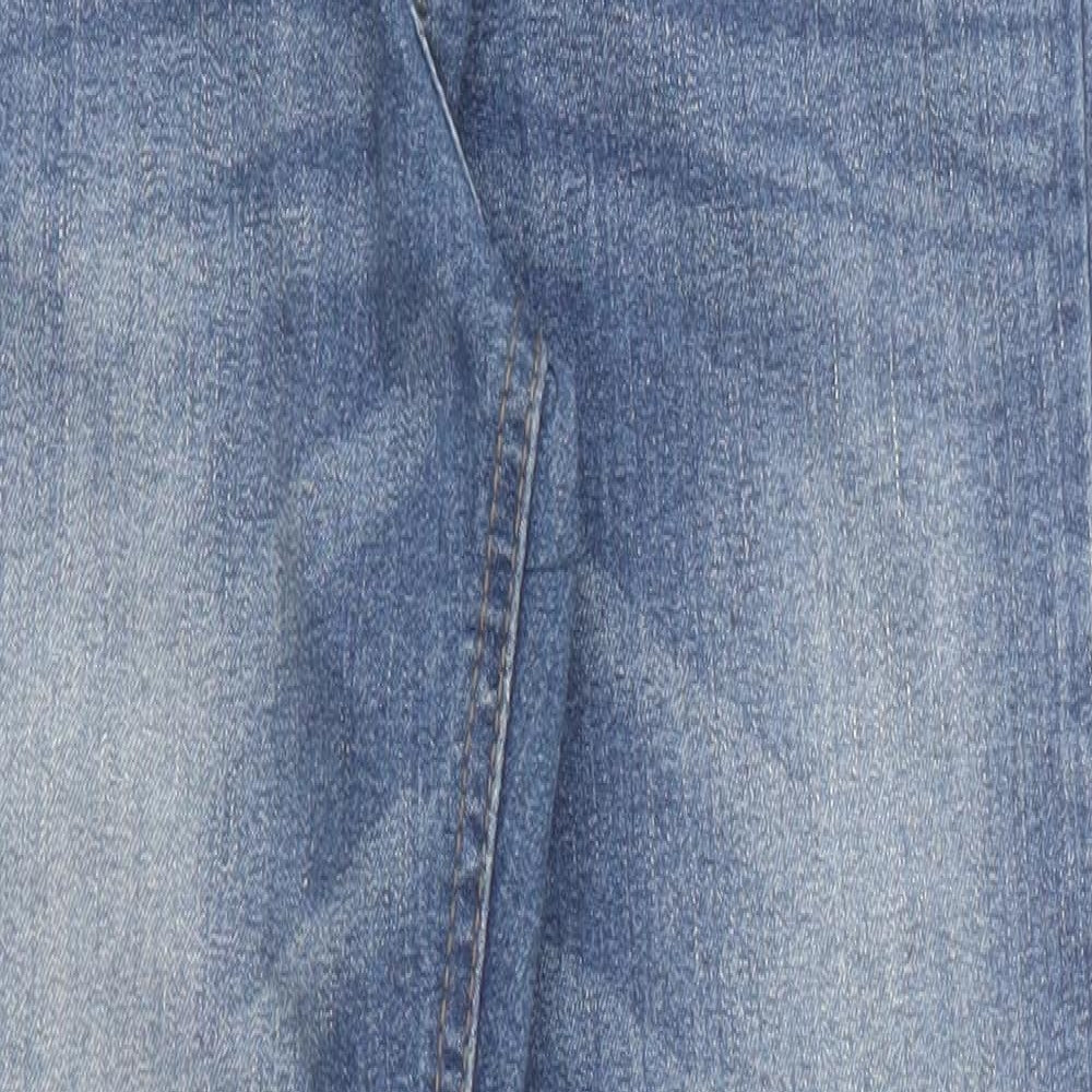 Denim & Co. Girls Blue  Cotton Skinny Jeans Size 10-11 Years  Regular