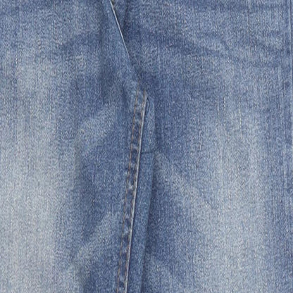 Denim & Co. Girls Blue  Cotton Skinny Jeans Size 10-11 Years  Regular