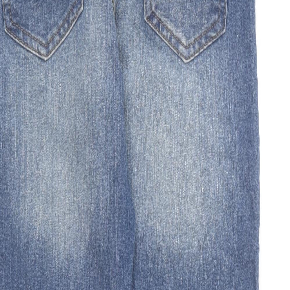 Denim & Co. Girls Blue  Cotton Skinny Jeans Size 10-11 Years  Regular
