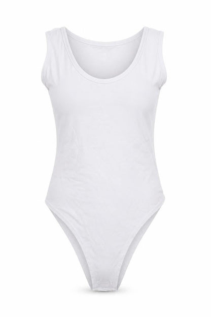 Rebel Womens White  Viscose Unitard One-Piece Size 10  Snap